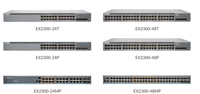 Switch Jaringan JUNIPER Seri EX EX2300-48P Switch Jaringan Kecil 48-port 10/100/1000BASE-T PoE
