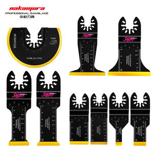 DIY Starlock a sgancio rapido <span class=keywords><strong>Multi</strong></span> strumento kit pale in titanio oscillante lame per sega <span class=keywords><strong>Multi</strong></span> lame per il taglio del legno in metallo - Product Image 1