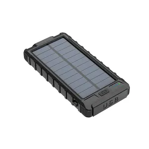 Trending Nieuwe Producten Waterdichte Oplaadbare Batterij Solar Power Bank 20000Mah