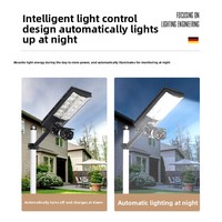 Lampes solaires d'extérieur IP65 avec caméra LED de surveillance solaire pour jardin