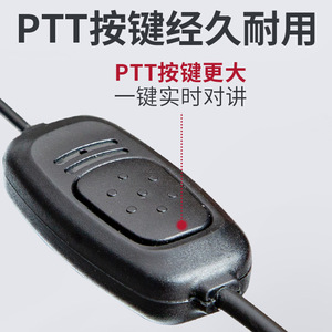Auriculares para walkie talkie, conector universal tipo K, accesorio de audio con gancho para la oreja - Product Image 4