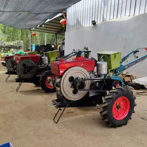 Tractor de maquinaria agrícola, arado, tractor para caminar a mano, tractor de dos ruedas, arado de dos ruedas para granja