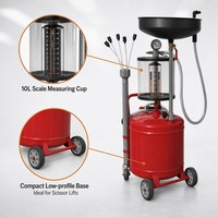 Extracteur d'huile pneumatique 35L en gros, directement de l'usine chinoise, mini-pompe de vidange d'huile à air comprimé, homologué CE