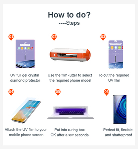 Máy Cắt Phim Phổ Kích Thước 120*180Mm Hydrogel Linh Hoạt UV Chữa Điện Thoại Bảo Vệ Màn Hình Cho Samsung <span class=keywords><strong>iPhone</strong></span> 13 14 - Product Image 2