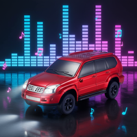 Nuevo Altavoz de Moda con Diseño de Auto, Altavoz Portátil para Exteriores con Luz LED
