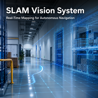 Sensor Visi 3D X-D500 untuk Pemantauan Keamanan Infrastruktur Perlindungan Perimeter Sensor Optik LiDAR Pintar 8m