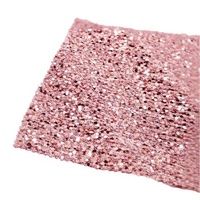 Tissu en velours 100 % polyester de haute qualité, métallisé, uni, rouge, à sequins, non tissé, en maille, broderie, dentelle, pour robes de soirée pour filles et sacs