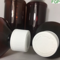Flacon en plastique PET de 120 ml (4 oz) pour sirop contre la toux, flacon liquide pour médicaments, flacon oral avec bouchon sécurité enfant