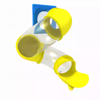 Toboggan pour enfants en plastique pour parc d'attractions extérieur, en vinyle et LLDPE, idéal pour le jardin – Vente chaude