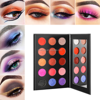 Phoera — Palette de maquillage de 15 couleurs, cosmétiques, étiquette privée, haute pigmentation, fard à paupières humide, vente en gros