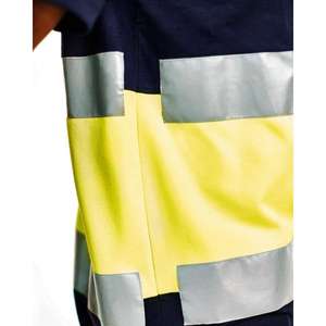 BLAKLADER - 338710308833L <b>Hi</b>-<b>Vis</b> T-shirt Navy <b>Blue</b>/Yellow - EAN 7330509449196 <b>HI</b>-<b>VIS</b> WORKWEAR - Product Image 4