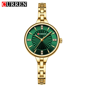 Montre à quartz pour femme Curren 9097, luxe, mode, boîtier en alliage, bracelet en acier inoxydable, étanche 3ATM, dernier modèle, haute qualité - Product Image 2