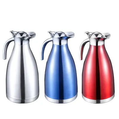 Vendita calda 1.5 litri in acciaio inox a doppia parete termica caraffa per caffè/sottovuoto isolato bollitore per acqua calda