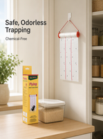 Piège à mouches collant en rouleau, papier collant anti-insectes pour cuisine, restaurant, jardin, ferme, volailles, lutte antiparasitaire domestique