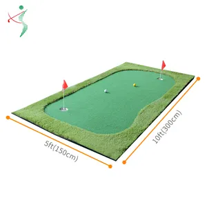 Golf Simulation Golf Putting Green Matte Synthetisches Gras Golf Putting teppich für Indoor Outdoor Praxis