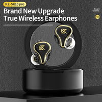 KZ-auriculares inalámbricos SK10 Pro V5.2 TWS, cascos con Bluetooth, Control táctil, + 1DD 1BA, HD, Deportivos
