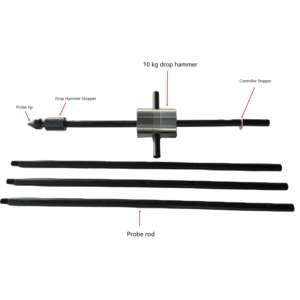 Penetrometer 10kg Lichtgewicht Dynamische Kegelpenetratietester DCP - Product Image 1