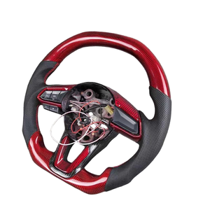 Volante de Cuero y Fibra de Carbono de Color Personalizado para <span class=keywords><strong>Mazda</strong></span> 3 6 Cx3 Cx5 Cx-5 2013 2014 2015 2016 2017 2018 2019 2020 2021 <span class=keywords><strong>2022</strong></span> - Product Image 2