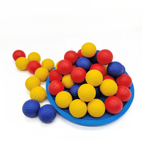 Balles de golf en mousse PU personnalisées de 32cm Mini balles de golf en éponge douce fabriquées en différentes couleurs pour le jouet et la pratique