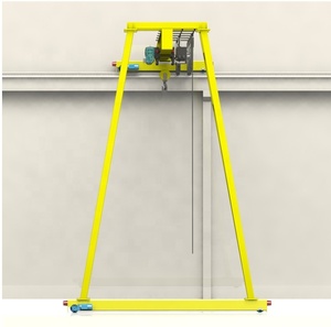 5 طن 7.5 طن 10 طن تصميم داخلي أوروبا عارضة شعاع واحد نصف بوابة رافعة جسرية - Product Image 5