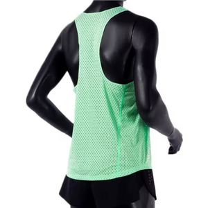 Custom <b>Heat</b>-Transfer Printed Knitted Casual Quick Dry Seamless Gym Fitness Tank <b>Top</b> Breathable Polyester Marathon Triathlon Mesh - Product Image 2