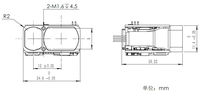 Module de télémétrie infrarouge, longueur d'onde 905 nm, interface UART-TTL avec logiciel de test intégré pour viseurs étanches de haute précision