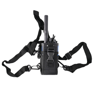 Bolsa de Pecho para Walkie Talkie, Correa de Hombro de Nailon, Funda Colgante para Radio Bidireccional, Bolsa de Transporte Táctica, Kit de Arnés para Radio - Product Image 6