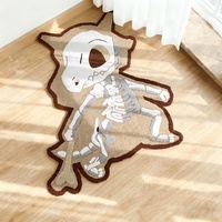 Oogie Boogie Kitty Teppich Gruselig Niedlicher Geformter Teppich Charakterförmiger Dekorativer Teppich für Fans Geschenke