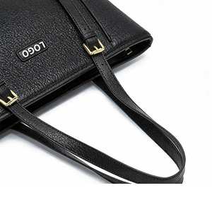 Bolso <span class=keywords><strong>de</strong></span> Hombro <span class=keywords><strong>de</strong></span> Moda para Mujer, Bolso <span class=keywords><strong>de</strong></span> Mano <span class=keywords><strong>de</strong></span> Gran Capacidad con Dos Compartimentos, Bolso <span class=keywords><strong>de</strong></span> Viaje Personalizado OEM y ODM, Bolso Tote Informal y Portátil para el <span class=keywords><strong>Trabajo</strong></span> - Product Image 4