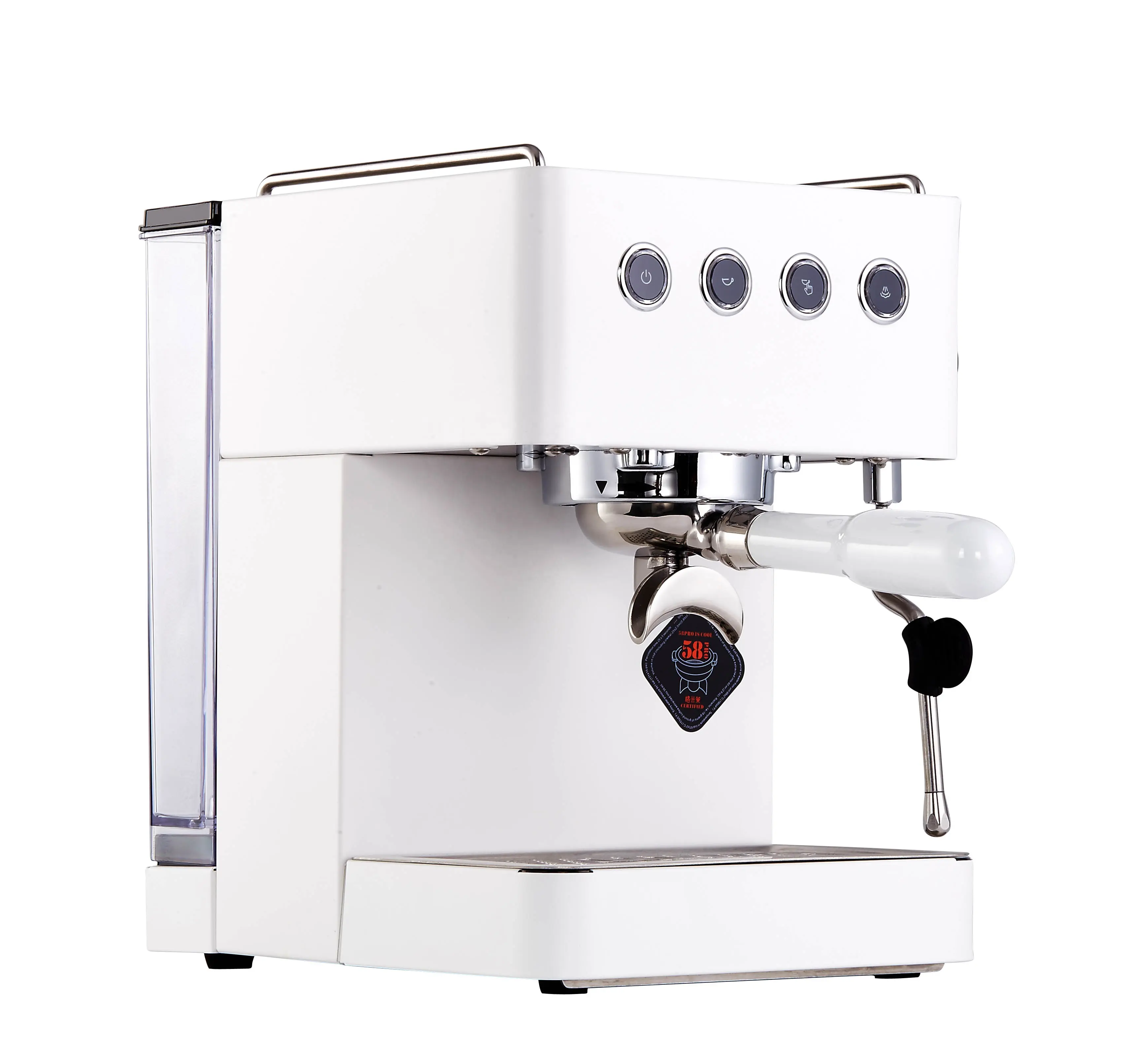 ホット販売-15バーエスプレッソコーヒーマシンカプチーノメーカーホワイトカラーコーヒーマシン家庭用use-CRM3005E