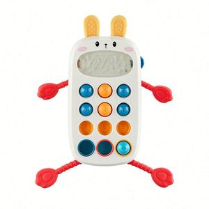 New Baby <b>Puzzle</b> Early Education Enlightenment Mobile Phone Lala Bite Happy Soothing Children Toys - Product Image 1