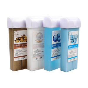 Cartouche <span class=keywords><strong>de</strong></span> cire dépilatoire en rouleau sans colophane 100 ml, cire cristalline douce pour épilation indolore, pour usage professionnel en salon et à domicile - Product Image 3