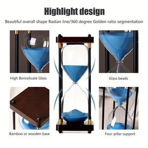 Promocional creativo 60 minutos Vintage reloj <span class=keywords><strong>de</strong></span> <span class=keywords><strong>arena</strong></span> temporizador sala <span class=keywords><strong>de</strong></span> estar dormitorio escritorio decoración regalos - Product Image 5