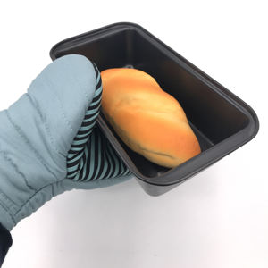 Mitaines <span class=keywords><strong>de</strong></span> four en silicone personnalisables, résistant à la chaleur, <span class=keywords><strong>gants</strong></span> courts <span class=keywords><strong>de</strong></span> cuisson, en coton, amusants, 6 pièces - Product Image 5