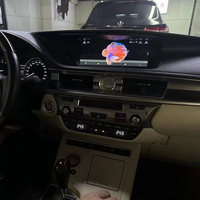 Radio Android 10,25 pouces avec GPS, navigation, Carplay pour lecteur DVD, écran tactile, tableau de bord pour Lexus ES 2013-2017