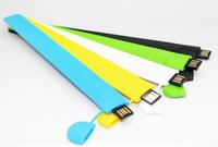 Gelang Silikon Warna-warni Murah, Flash Drive USB, Gelang USB dengan Flashdisk USB, Hadiah Promosi