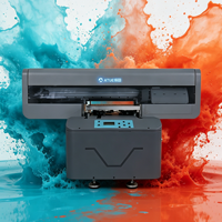 Printer UV Rotary 360 Derajat ATUE Double Head XP600 Tx800 30cm Varnish Flatbed A3 Botol Silinder