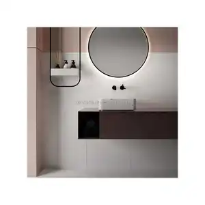 Western Design Durable Using Various Artificial Terrazzo Stone Washing Basin Bathroom Sink