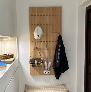 Đàn Piano Móc Chìa Khóa Giá Treo Tường Có Thể Gập Lại Có Thể Điều Chỉnh Thiết Kế Hiện Đại Với Hơn <span class=keywords><strong>10</strong></span> Hooks Cho Mũ & Quần Áo Rắn Sồi Gỗ Sồi - Product Image 6