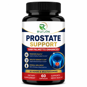 Capsule OEM Saw Palmetto per il Supporto della Prostata, Salute del Flusso Urinario Maschile, 30 Erbe, <span class=keywords><strong>Multivitaminico</strong></span> con Zinco e Selenio, <span class=keywords><strong>Integratore</strong></span> per il Benessere - Product Image 1