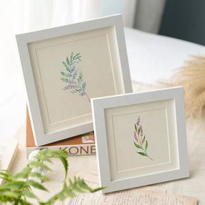 Wholesale square <strong>4x4</strong> Inch White with Mat Tabletop MDF <strong>Picture</strong> <strong>Frame</strong> - Product Image 5