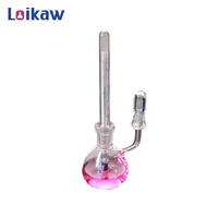Loikaw Lab 25ml 50ml Pycnomètre en verre Pycnomètre de laboratoire à gravité spécifique avec thermomètre