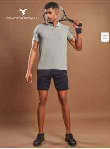 เสื้อยืดคอปกผู้ชาย แขนสั้น ผ้าฝ้ายทออย่างดี 180gsm กันยับ สีพื้น ทันสมัย ขายส่ง ส่งออก - Product Image 4