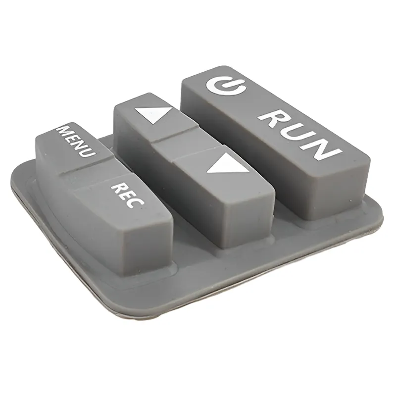 कस्टम एकीकृत संख्यात्मक कीपैड चालनात्मक रबर कीबोर्ड संपर्क बैकलिट रबर गुंबद कार चमकदार कुंजी
