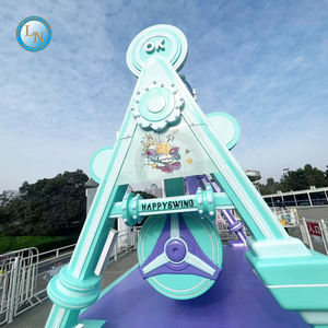 2024 LINO 20 places balançoire manèges budget-friendly bas prix fête foraine Attractions pour intérieur extérieur petit amusement plastique métal - Product Image 6