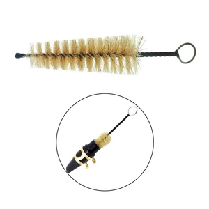 Brosse de nettoyage d'embout buccal Manche en métal Poils Sax <span class=keywords><strong>Trompette</strong></span> Clarinette Nettoyeur d'embout buccal Brosses Instruments à vent Accessoire - Product Image 4
