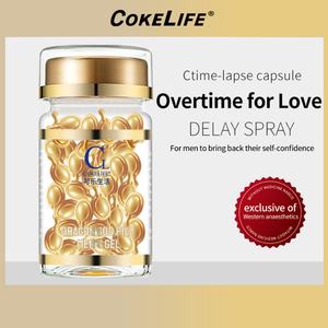 CokeLife OEM 30 cápsulas/caja al por mayor, lubricante masculino en cápsulas, suero para el cuidado corporal, lubricante personal para hombres, cápsulas para prolongar la duración de las relaciones sexuales. - Product Image 2