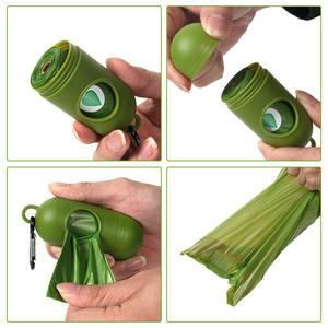 Sacs à déjections canines jetables en amidon de maïs parfumés à la lavande, biodégradables, compostables, écologiques et parfumés - Product Image 3