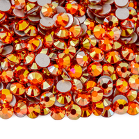 Oleeya Vente en gros 144 000 pièces de strass en verre cristal Série Magique SS6-SS30, pierres plates non thermocollantes pour ongles 3D et vêtements DIY