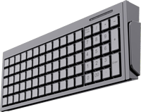 Clavier POS USB programmable 80 touches avec lecteur RFID 13.56MHz intégré pour la vente au détail et le contrôle d'accès